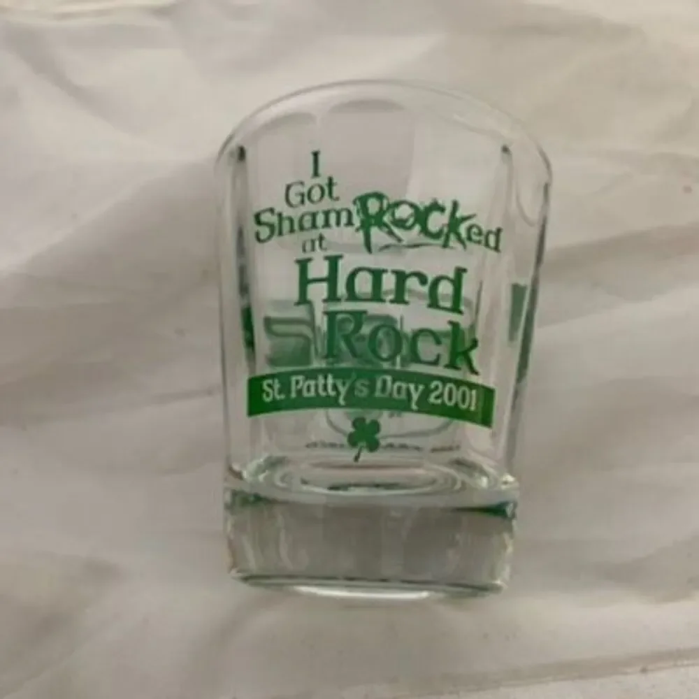 Hard Rock Cafe San Francisco St. Patty’s Day 2001 Shot Glass